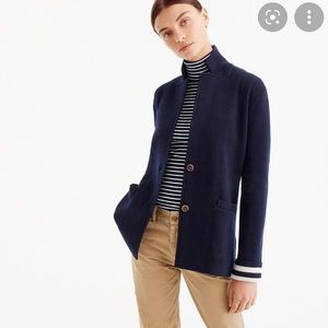 J Crew Marino Wool Sweater Blazer Jacket